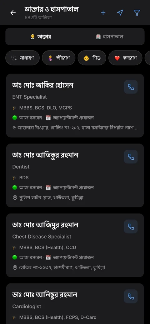 দরকারের সময় কাছের ডাক্তার